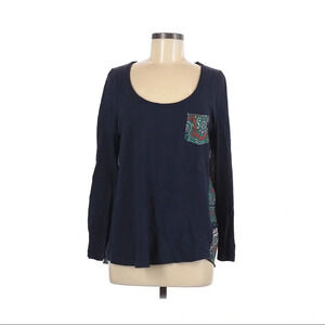Anthropologie Paisley Print Pocket Tee
